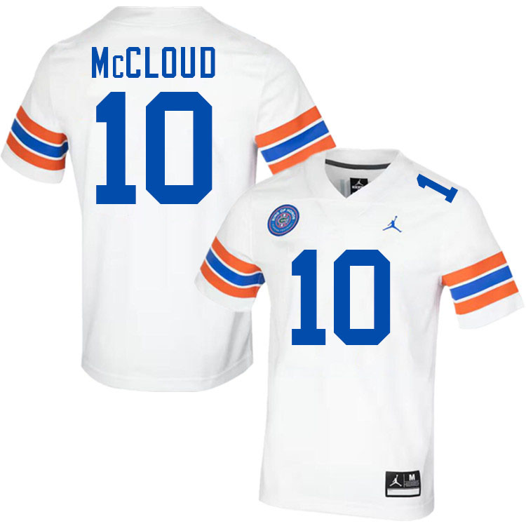 Jeramiah McCloud Florida Jersey,Florida Gators #10 Jeramiah McCloud Uniforms,Jersey Youth-Throwback White